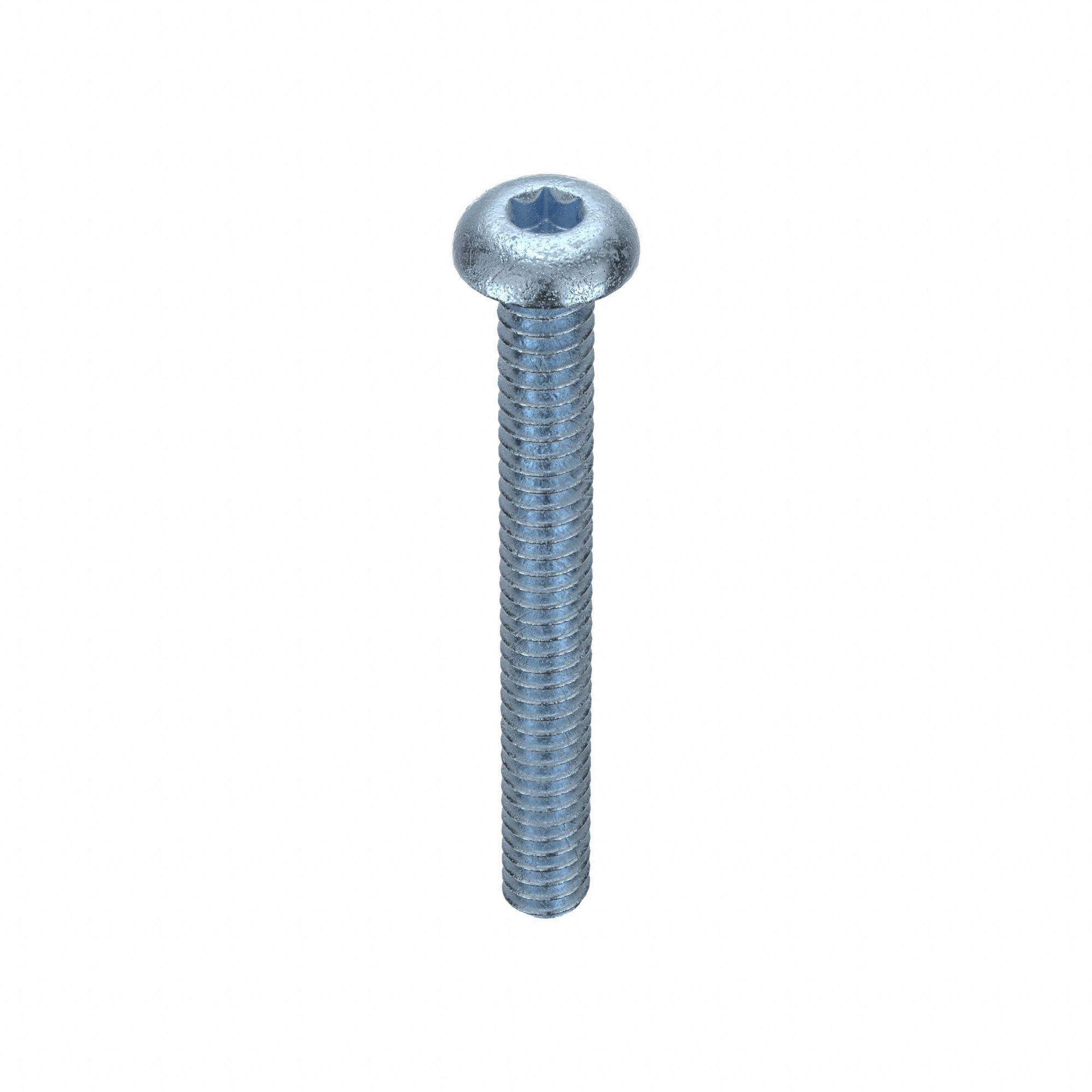 MS, #6-32, Zinc Plated, 3/8"L, 100PK