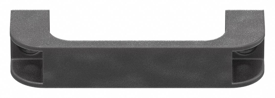Handle: 15 Series, Inch, Plastic, Black, Drop-In, 5 15/32 in x 1 in, 5 1/2 in Overall Ht