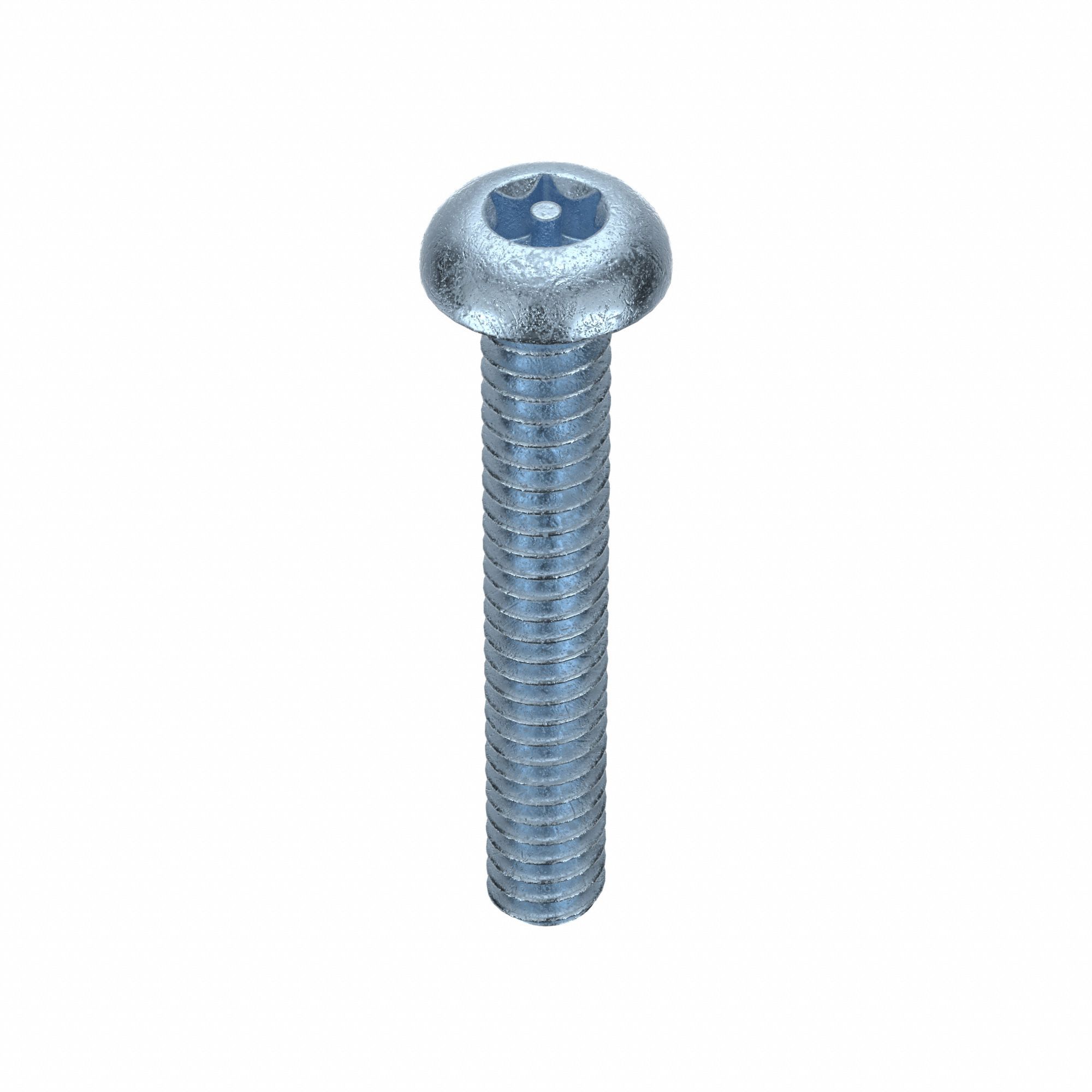 MS, #10-24, Zinc Plated, 1"L, 100PK