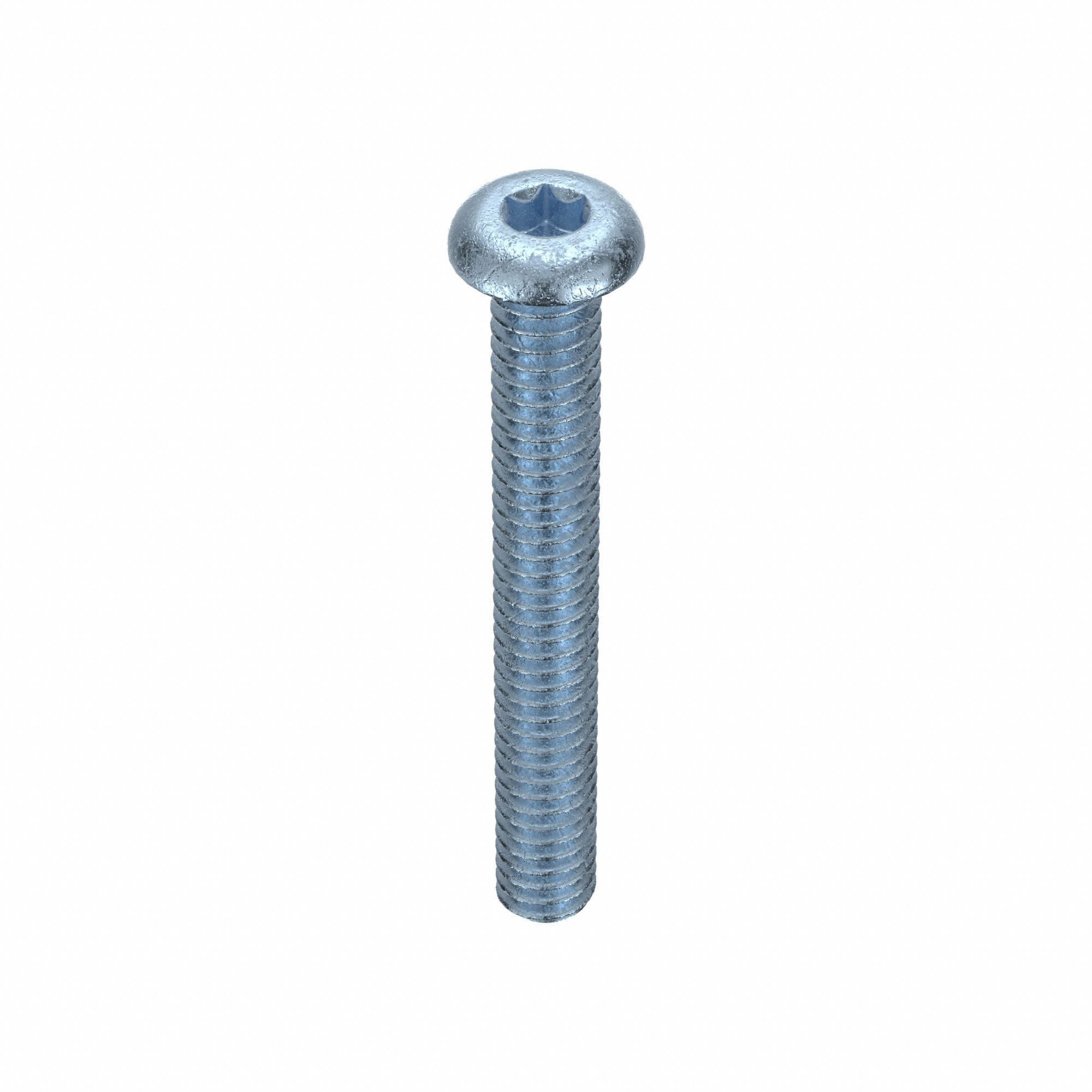 MS, 1/4"-20, Zinc Plated, 1 1/2"L, 100PK