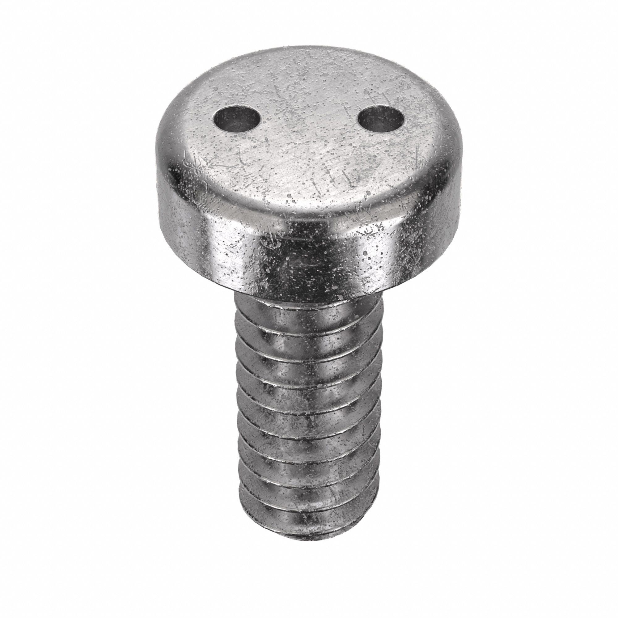 Tamper Resistant Screw: #6-32 Thread Size, 3/8 in Lg, Stainless Steel, Plain, Pan, Spanner, 50 PK