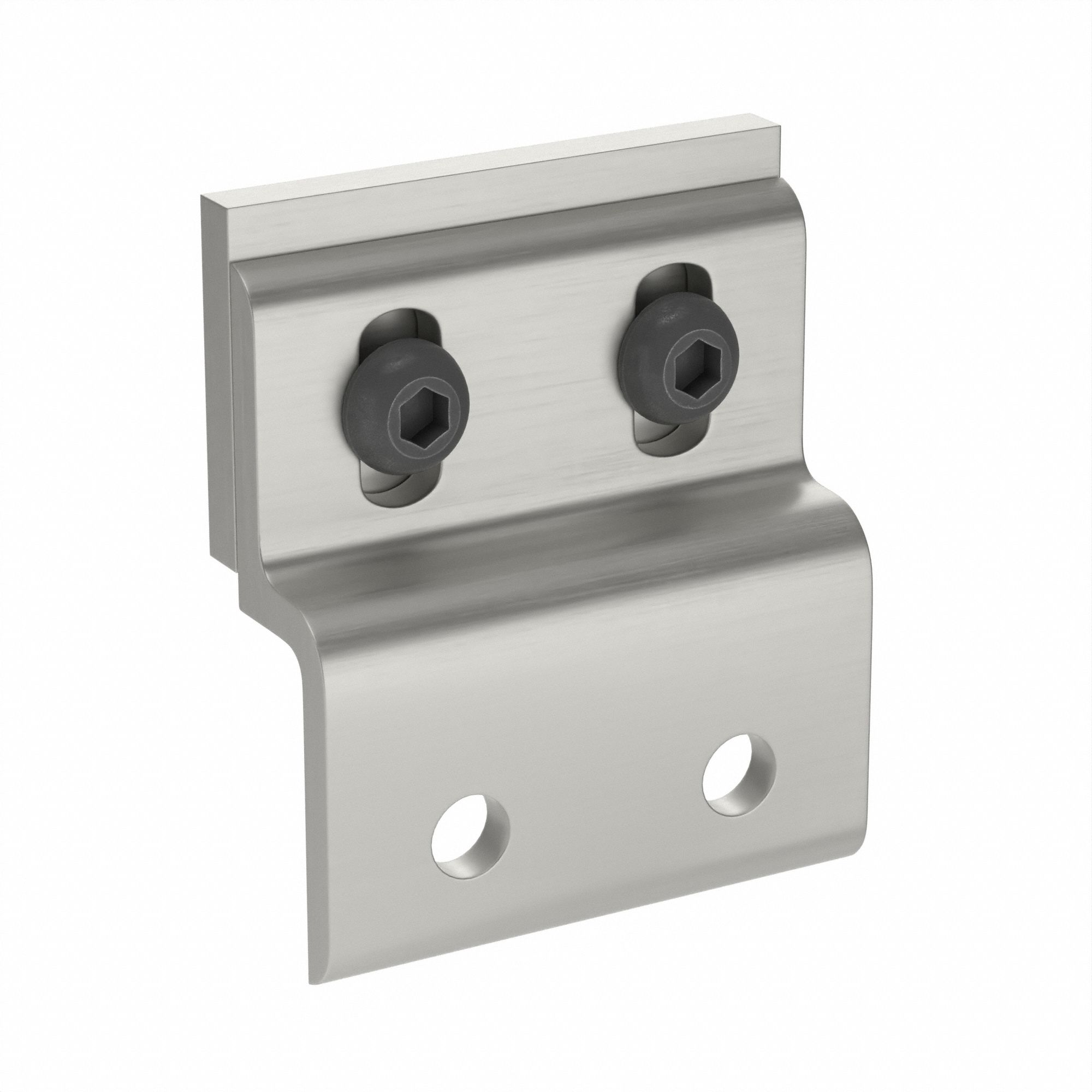 Mesh Panel Retainer: For Mesh Panel, Anodized, Silver, Aluminum, Inch, Faztek 10 Series