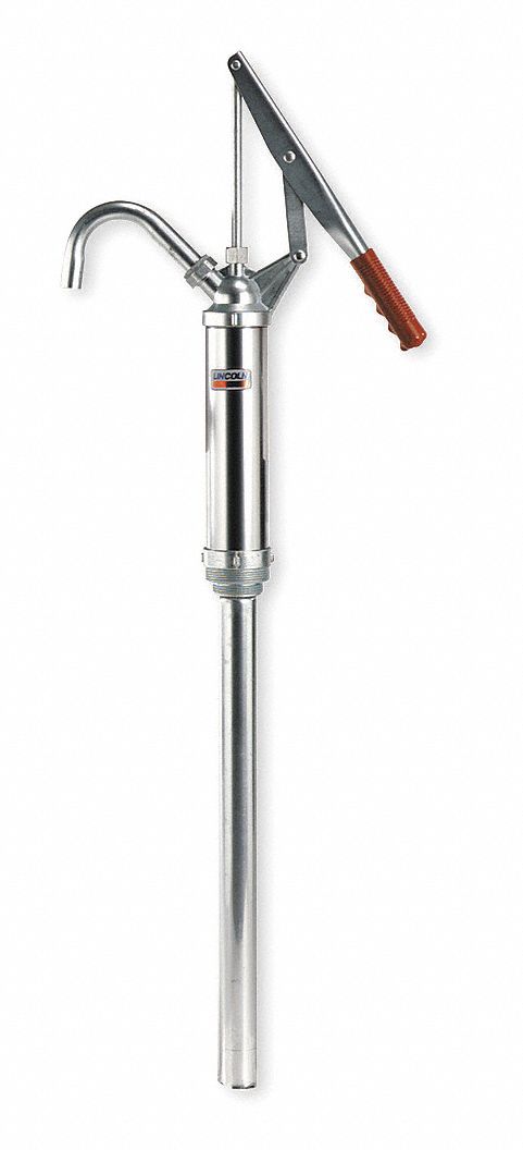 LINCOLN Hand Operated Drum Pump: Basic Pump with Spout - 5JC29|G401 ...