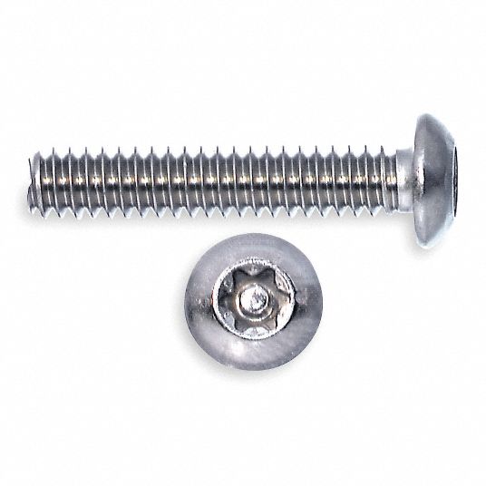 Tamper Resistant Screw, PK 25 Grainger