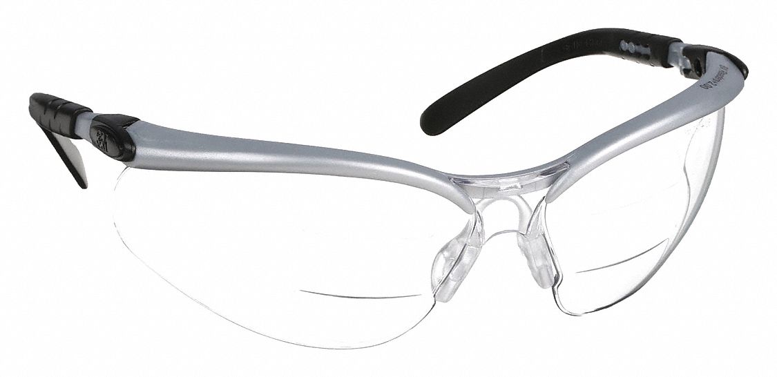 3m Clear Anti Fog Bifocal Safety Reading Glasses 2 5 Diopter 11376 00000 20 Ebay
