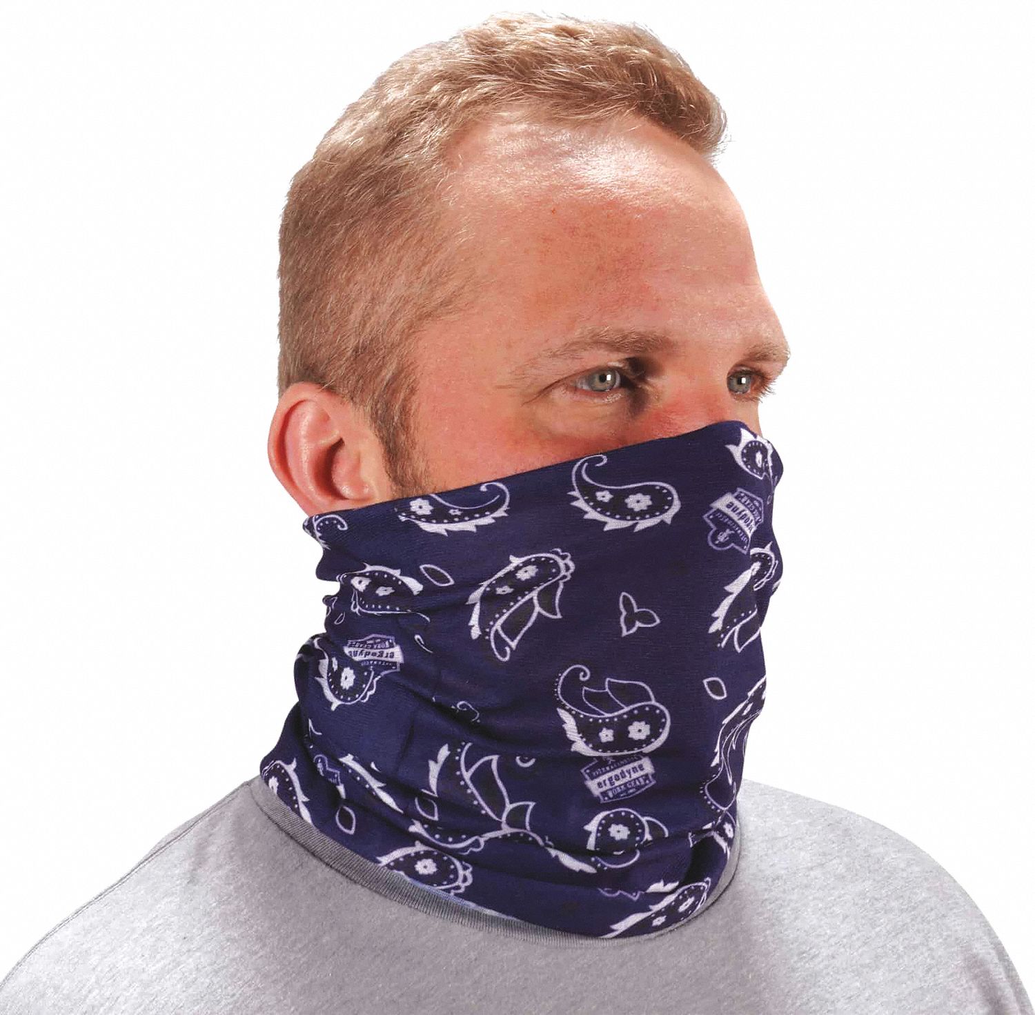 MULTI-BAND, NECK WRAP, NAVY, UNIVERSAL SIZE, 10¾ X 9¼ IN, POLYESTER, EVAPORATIVE