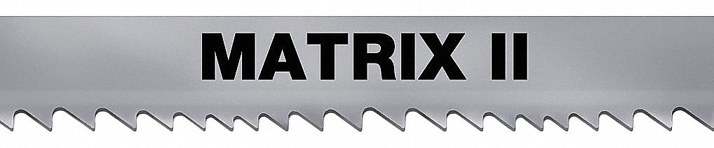 Band Saw Blade: Bi-Metal, Matrix II, Aluminum/Carbon Steel/Structural Steel, 13 ft 7 in, 10/14