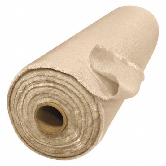 STEINER, Uncoated Fiberglass, 3 1/4 ft Wd, Welding Blanket Roll