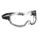 SAFETY GOGGLES, WRAPAROUND, PVC/PC, ANTI-FOG, CLEAR, UV, UNIVERSAL, UNISEX