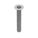 TAMPER RESISTANT SCREW, #6-32 THREAD, 1 IN L, 18-8 SS, PLAIN FINISH, FLAT, TORX, 25 PK