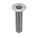 TAMPER RESISTANT SCREW, #8-32 THREAD, ¾ IN L, 18-8 SS, PLAIN FINISH, FLAT, TORX, 25 PK