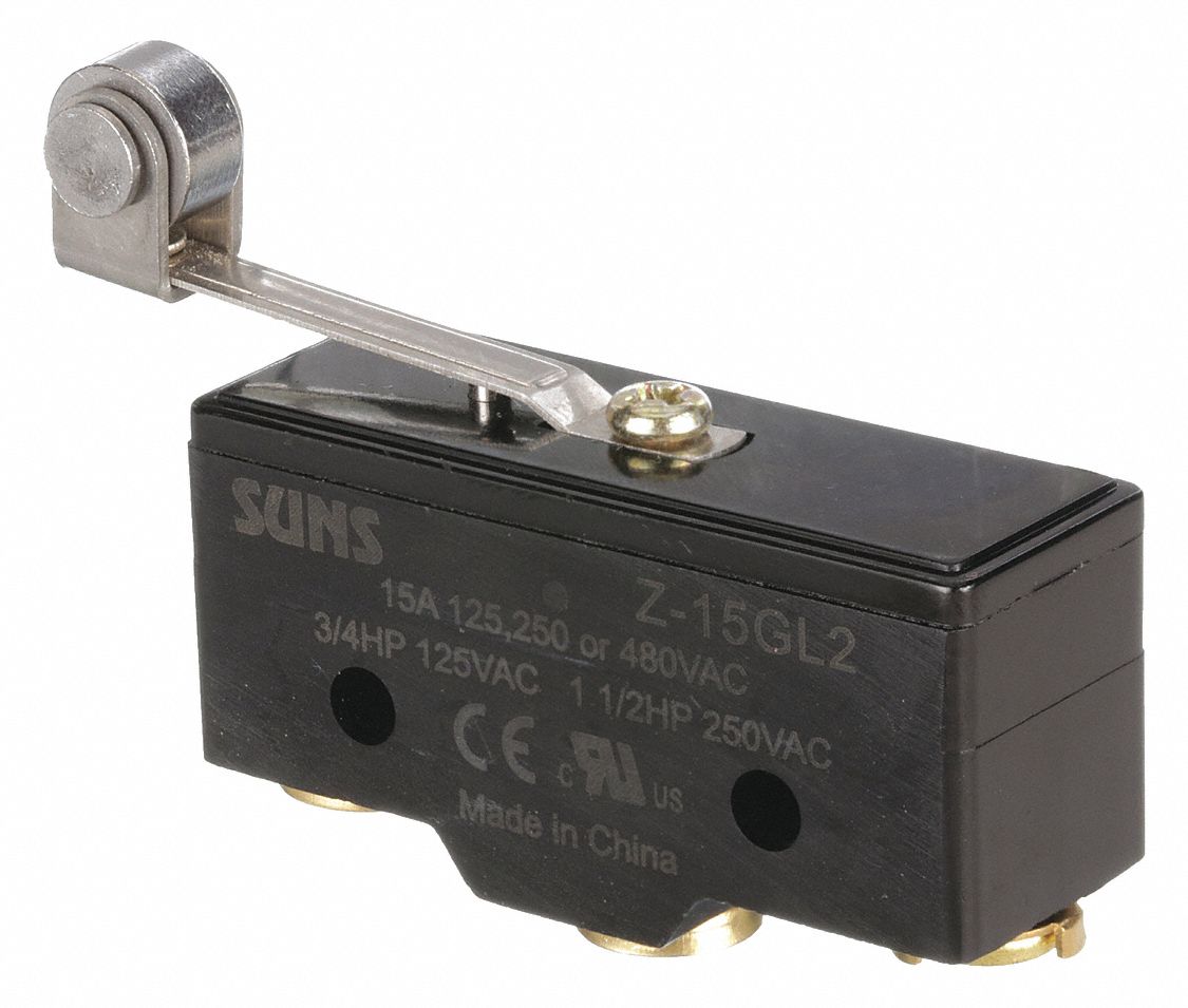 APPROVED VENDOR Industrial Snap Action Switch: 15 A @ 480 V, 1.62 in Ht -  Snap Action Switch