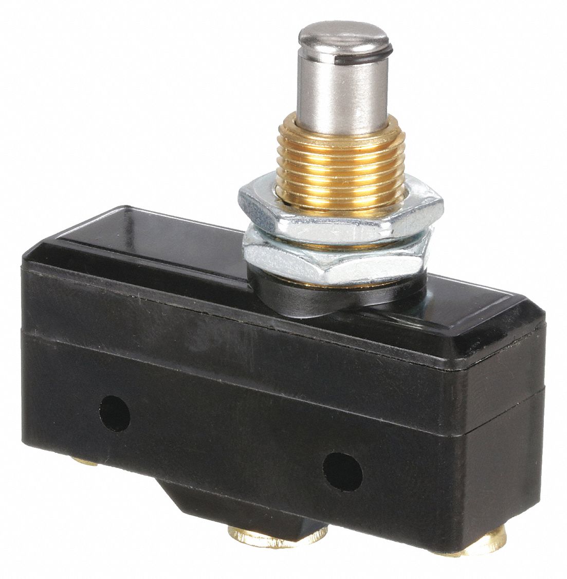 SNAP ACTION SWITCH, PLUNGER ACTUATOR, 1NO/1NC, SCREW