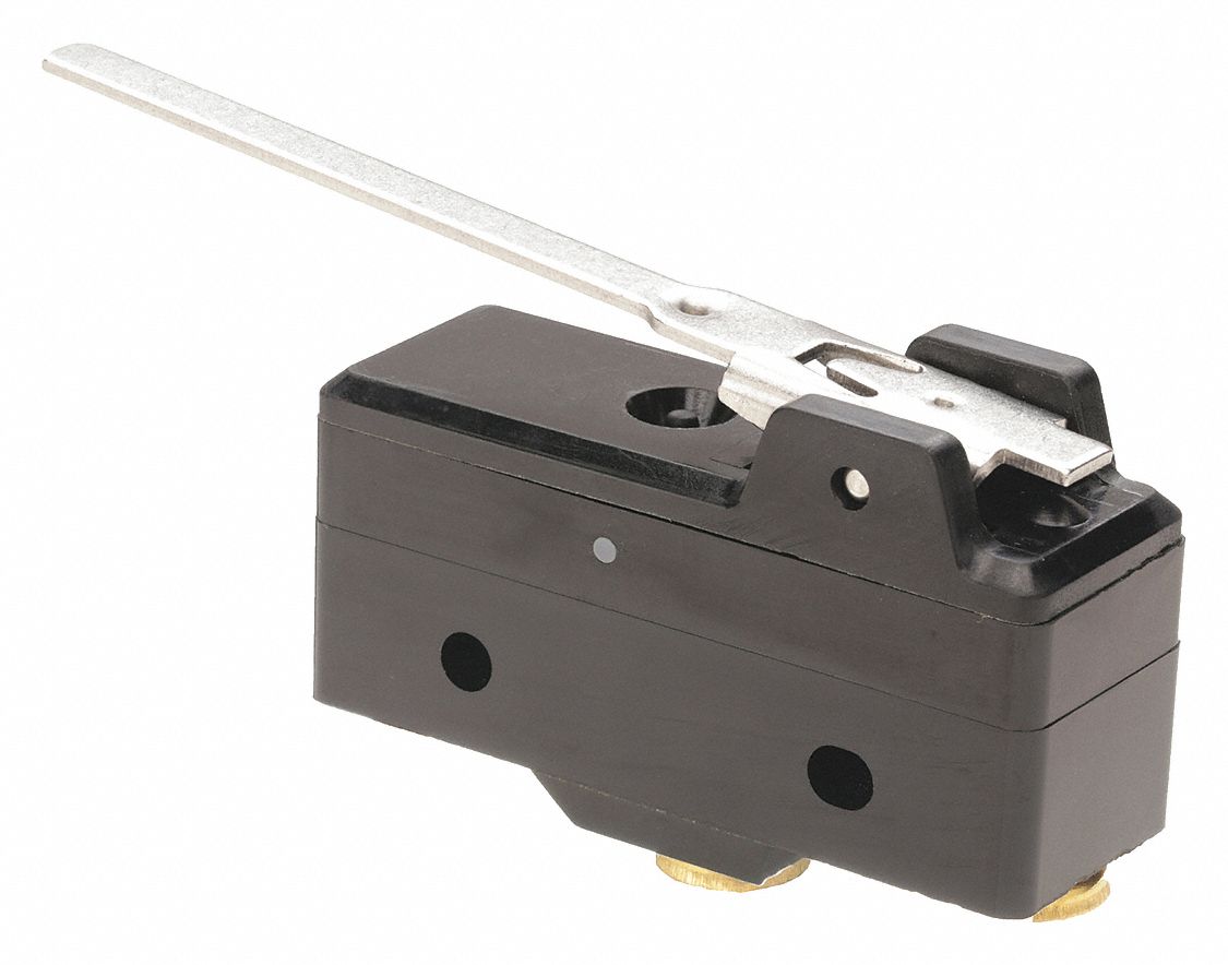 SNAP ACTION SWITCH, HINGE LEVER ACTUATOR, SPDT, SCREW