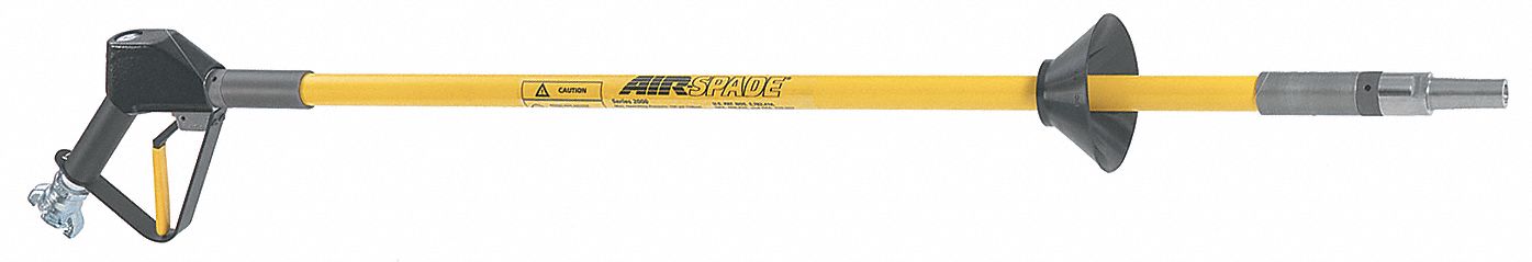 Air Excavation Tool: 4 ft Barrel Lg, 3/4 in NPT Female, 1.8 cfm Soil Excavation Rate