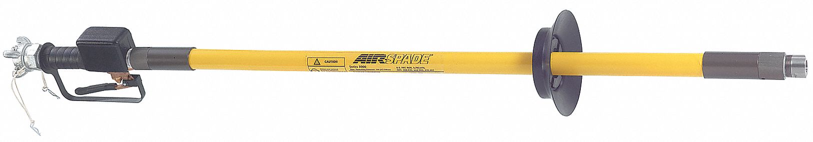 Air Excavation Tool: 5 ft Barrel Lg, 3/4 in NPT Female, 3 cfm Soil Excavation Rate