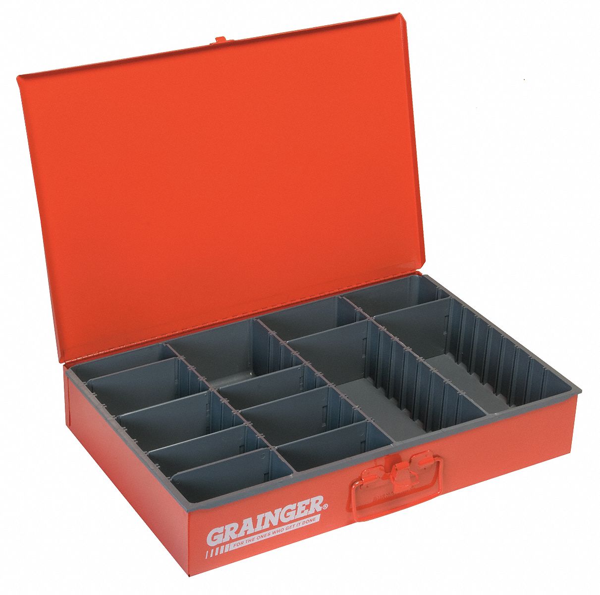 5JEN6 - Compartment Box 12 In D 18 In W 3 In H