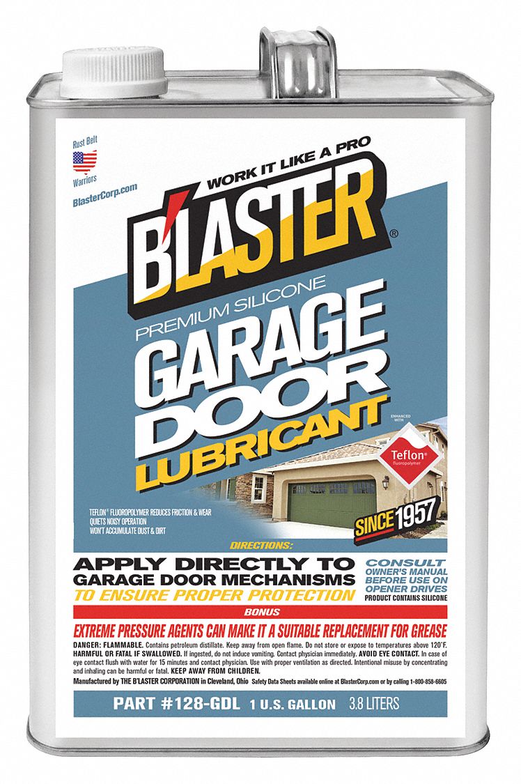 Blaster garage door lubricant