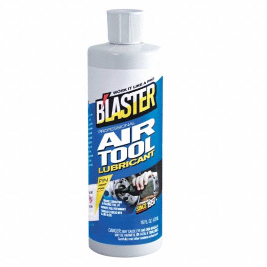 BLASTER Air Tool Lubricant, Petroleum Base Oil, 16 oz 5JEY716ATL