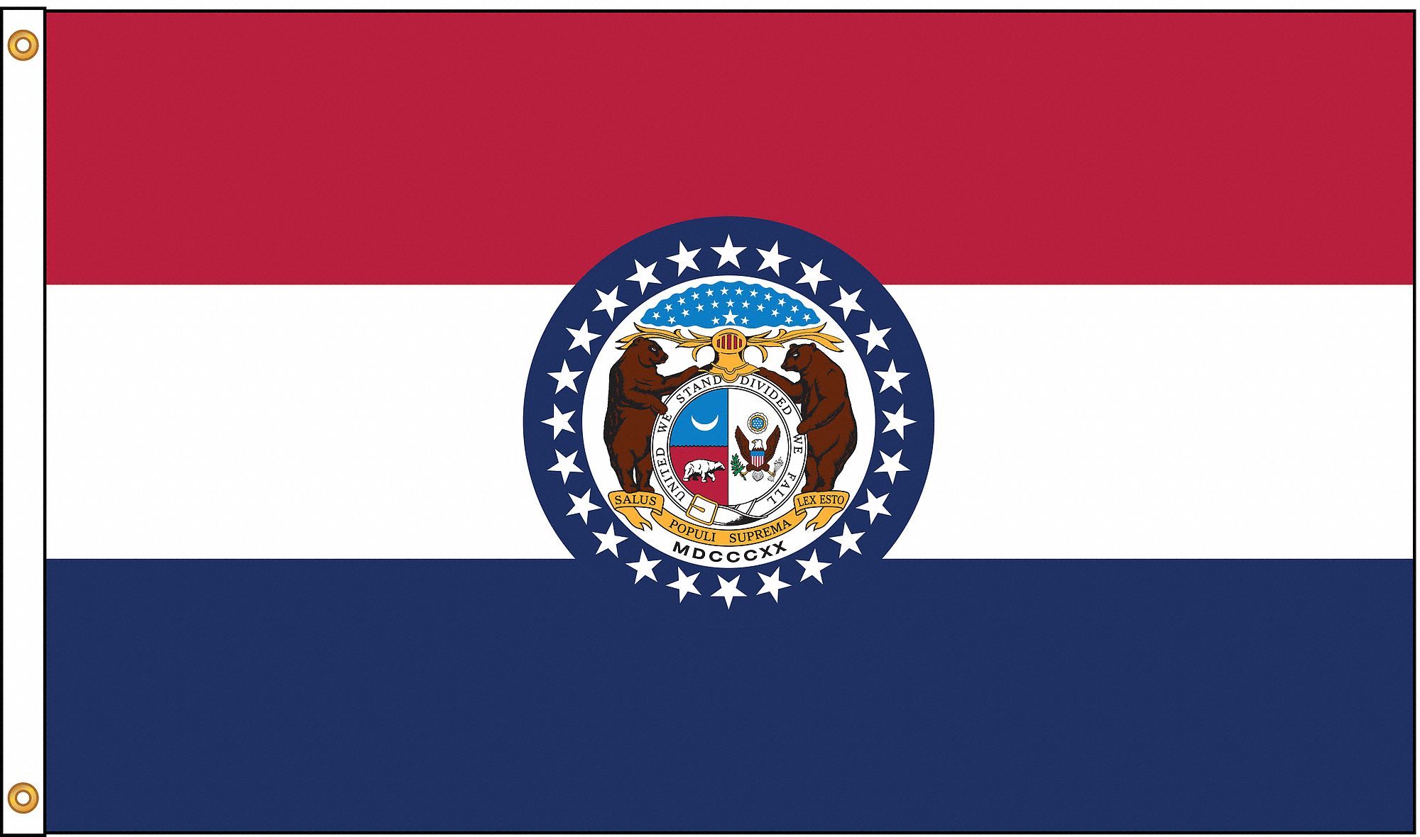 MISSOURI FLAG,4X6 FT,NYLON