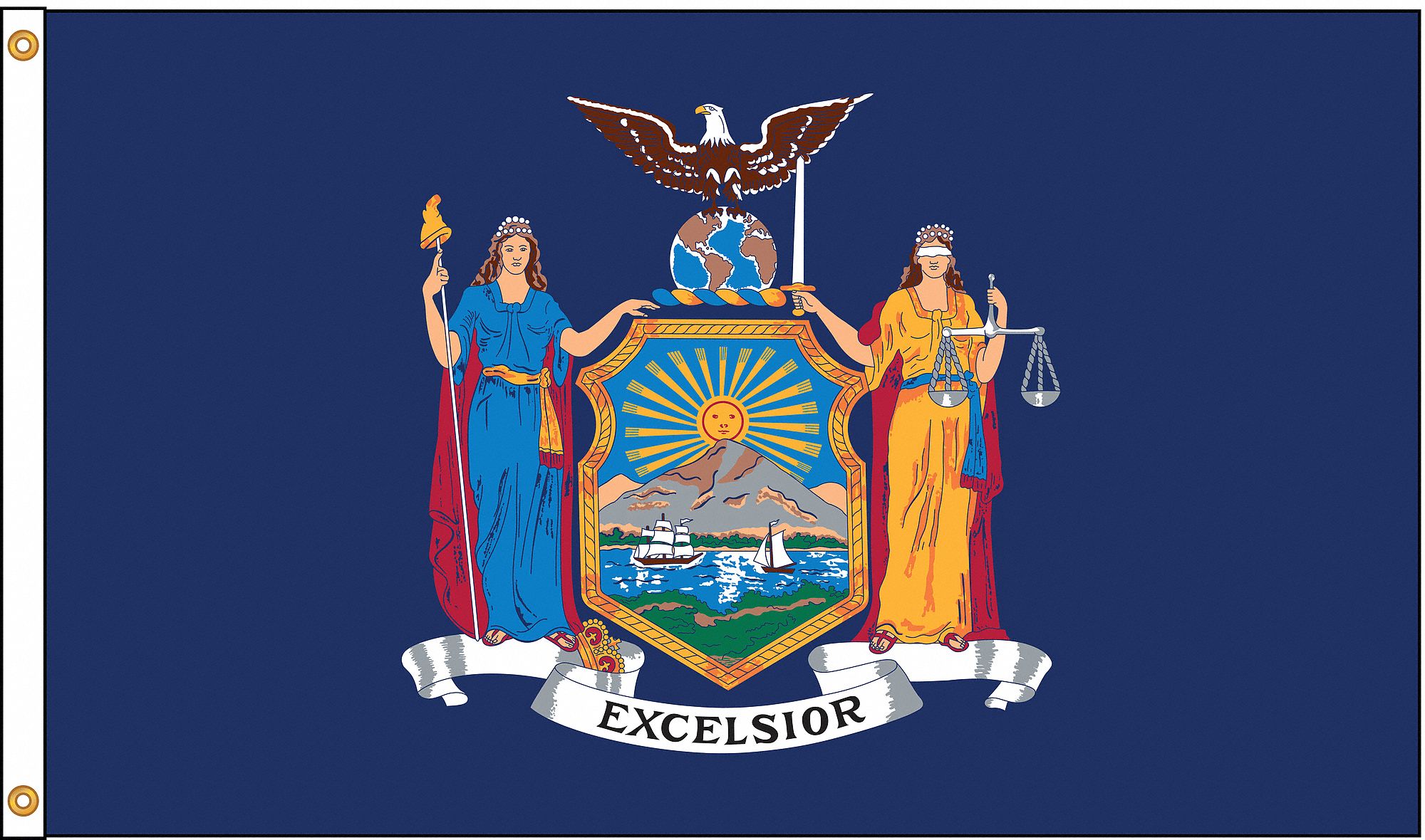 New York State Flag Printable