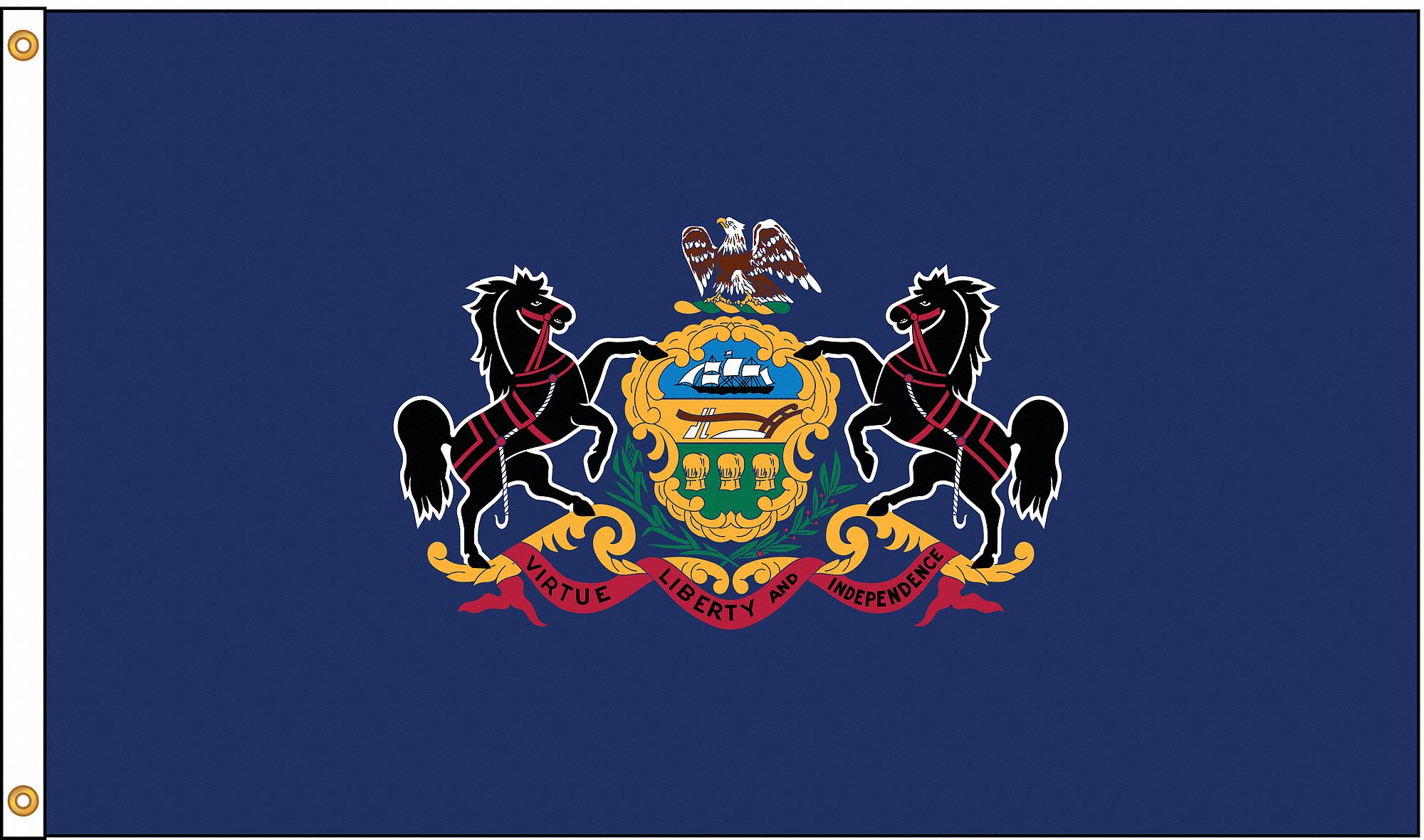 PENNSYLVANIA FLAG,4X6 FT,NYLON