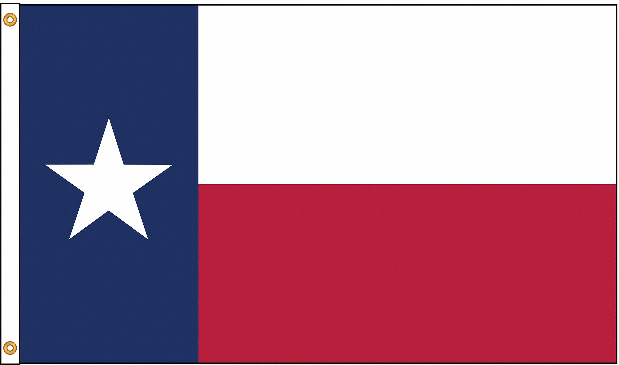 Texas State Flag: Nylon, Indoor/Outdoor, 4 ft x 6 ft, State Flags, State