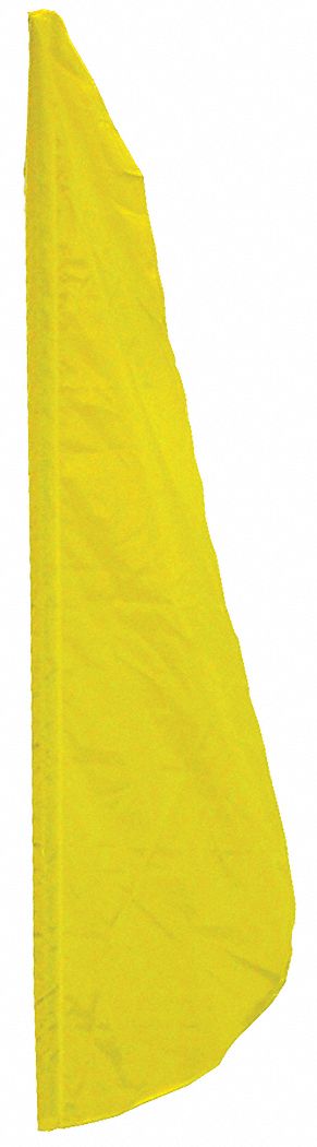 Feather Flag: Blank, Indoor/Outdoor, 2 ft Overall Ht, 8 ft Overall Wd, Nylon