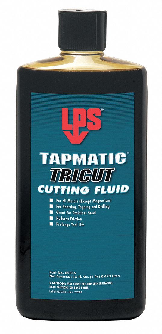 LPS Cutting Oil, Container Size 16 oz, Squeeze Bottle, Dark Brown 5JG9605316 Grainger