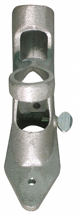 5JGD2 - 2-Way Bracket 3in Cast Aluminum Silver