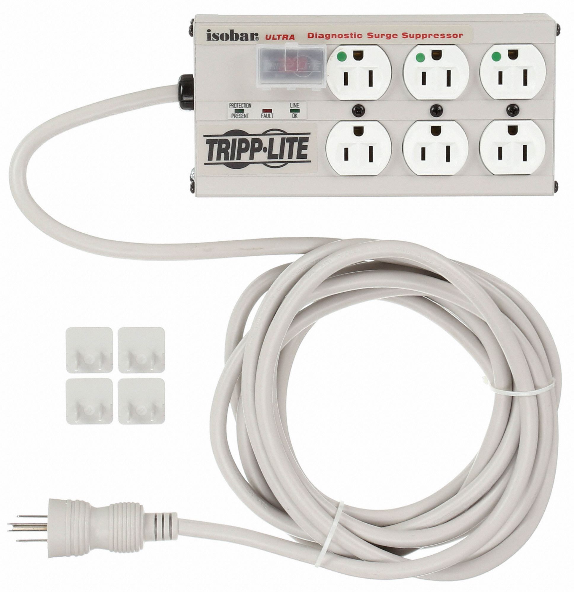 TRIPP LITE Surge Protector Outlet Strip 6 Outlets, Hospital Grade NEMA