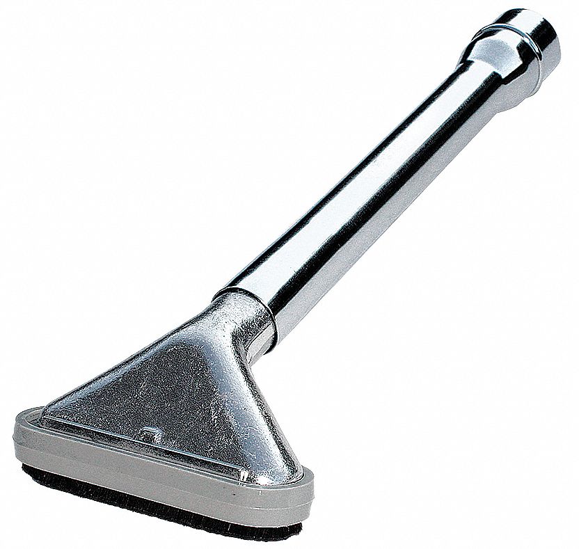 DUST BRUSH, METAL, FOR 2 IN HOSE DIAMETER, 18½ IN L, 6 IN W, 2 IN D, 2 IN DIAMETER