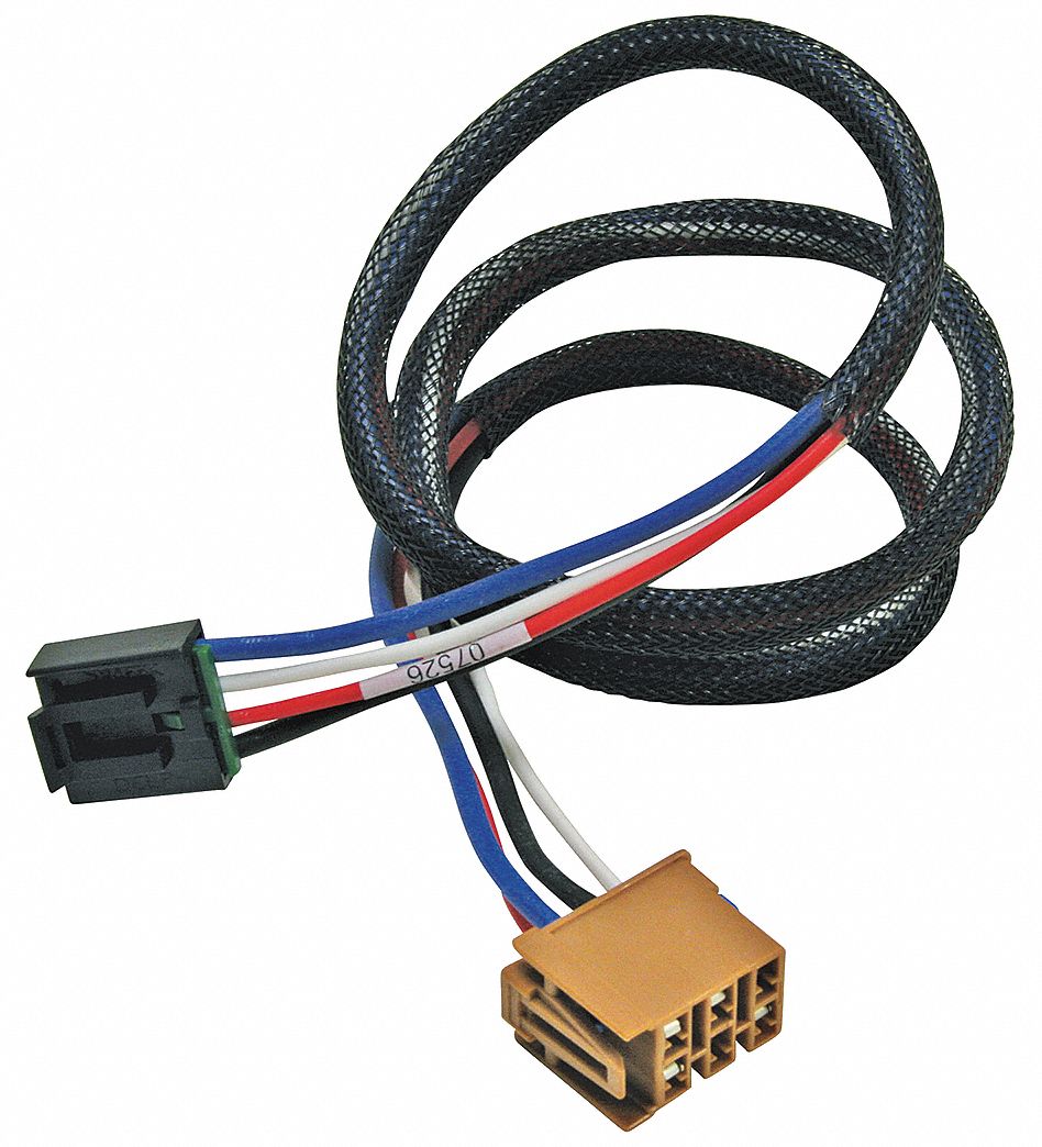 REESE, PreWired, 6 5/8 in Overall Lg, Brake Control Harness 5JJJ5