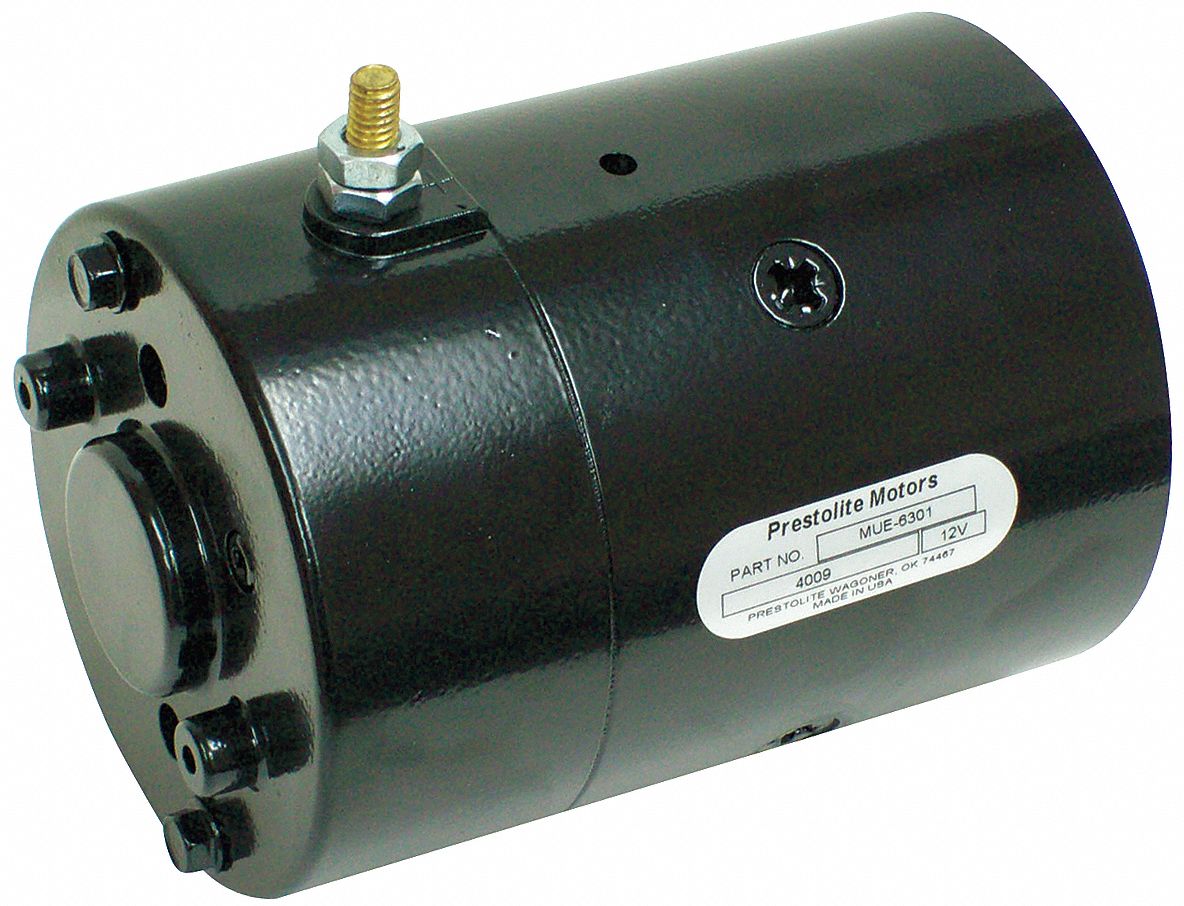 DC Wound Field Motor: 1 3/5 HP, 2,800 Nameplate RPM, CCWSE, 6 13/16 in Overall Lg