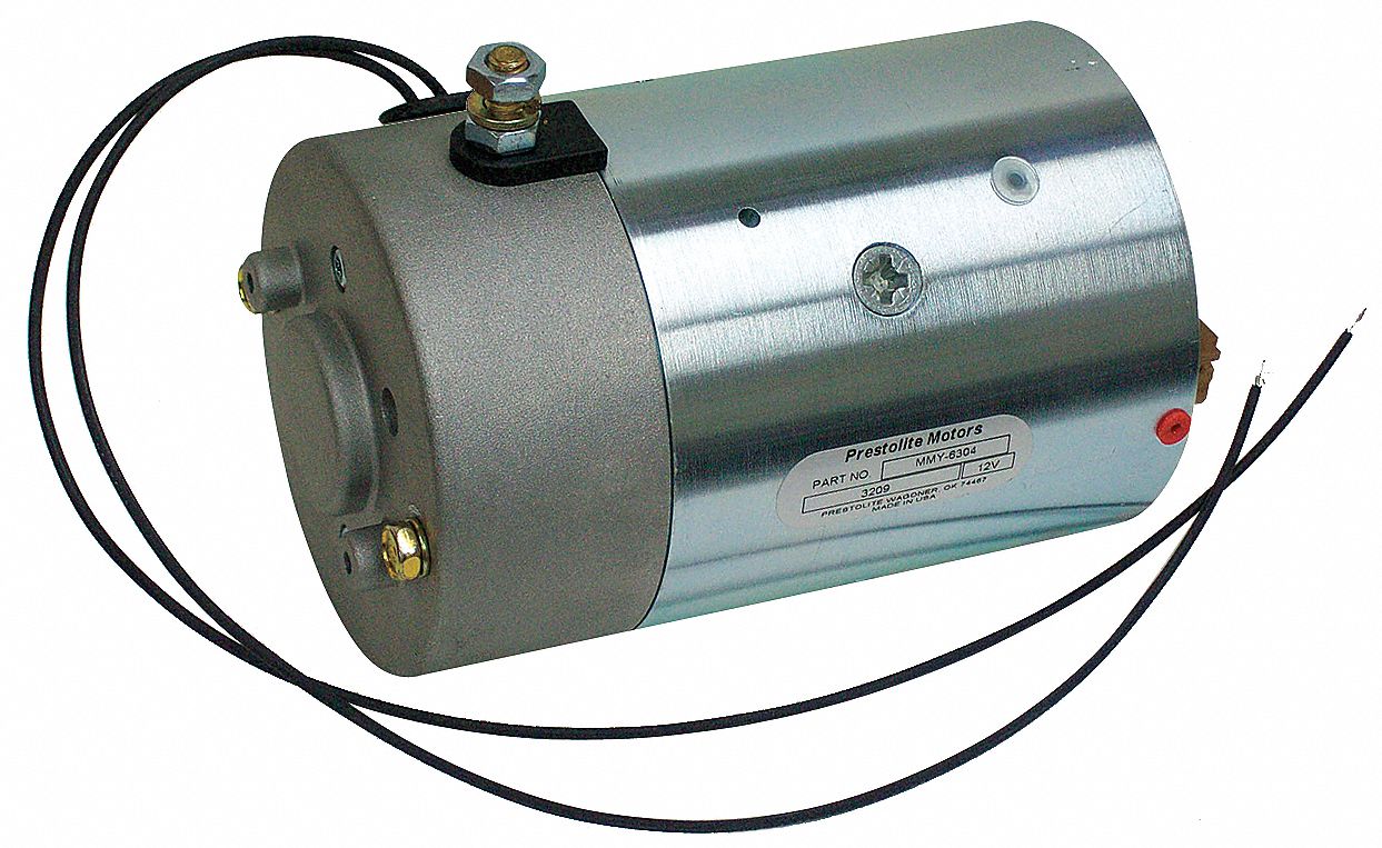 DC Wound Field Motor: 2 HP, 2,800 Nameplate RPM, CCWSE, 7 7/16 in Overall Lg, Auto