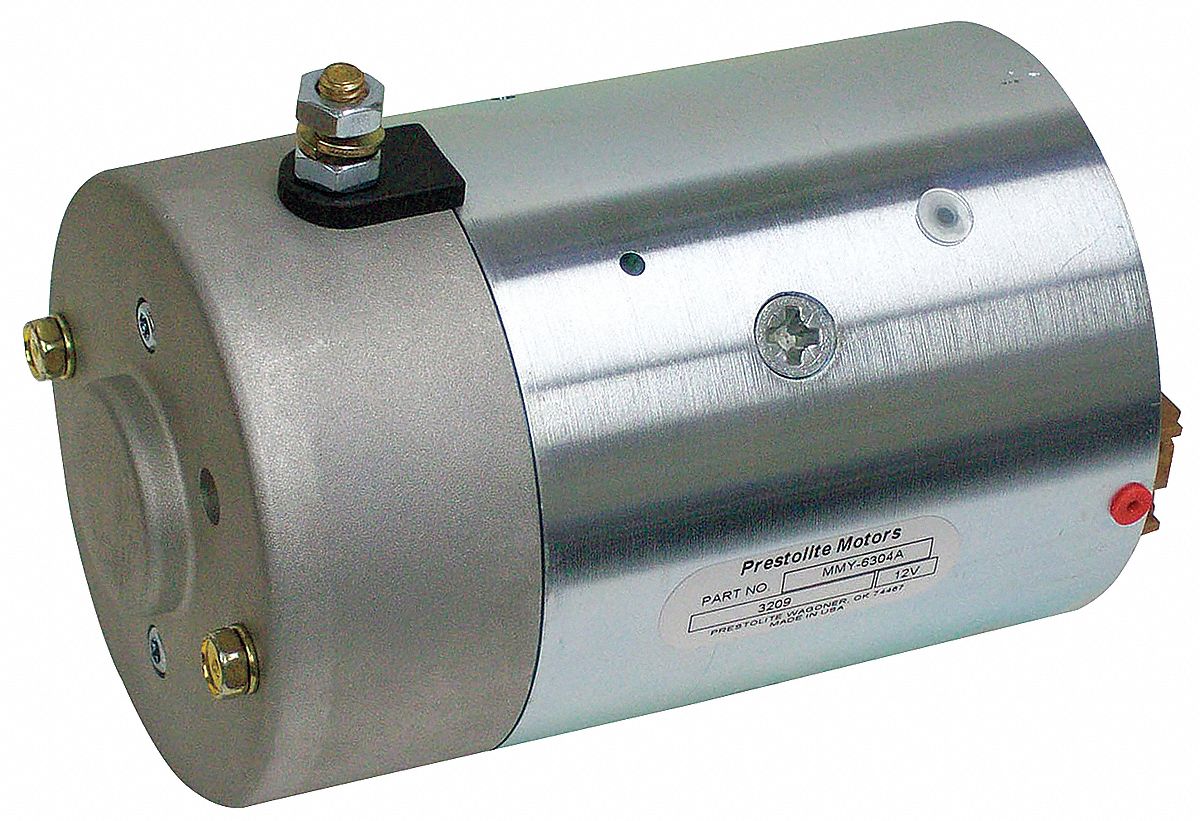 DC Wound Field Motor: 2 HP, 2,800 Nameplate RPM, CCWSE, 7 7/16 in Overall Lg