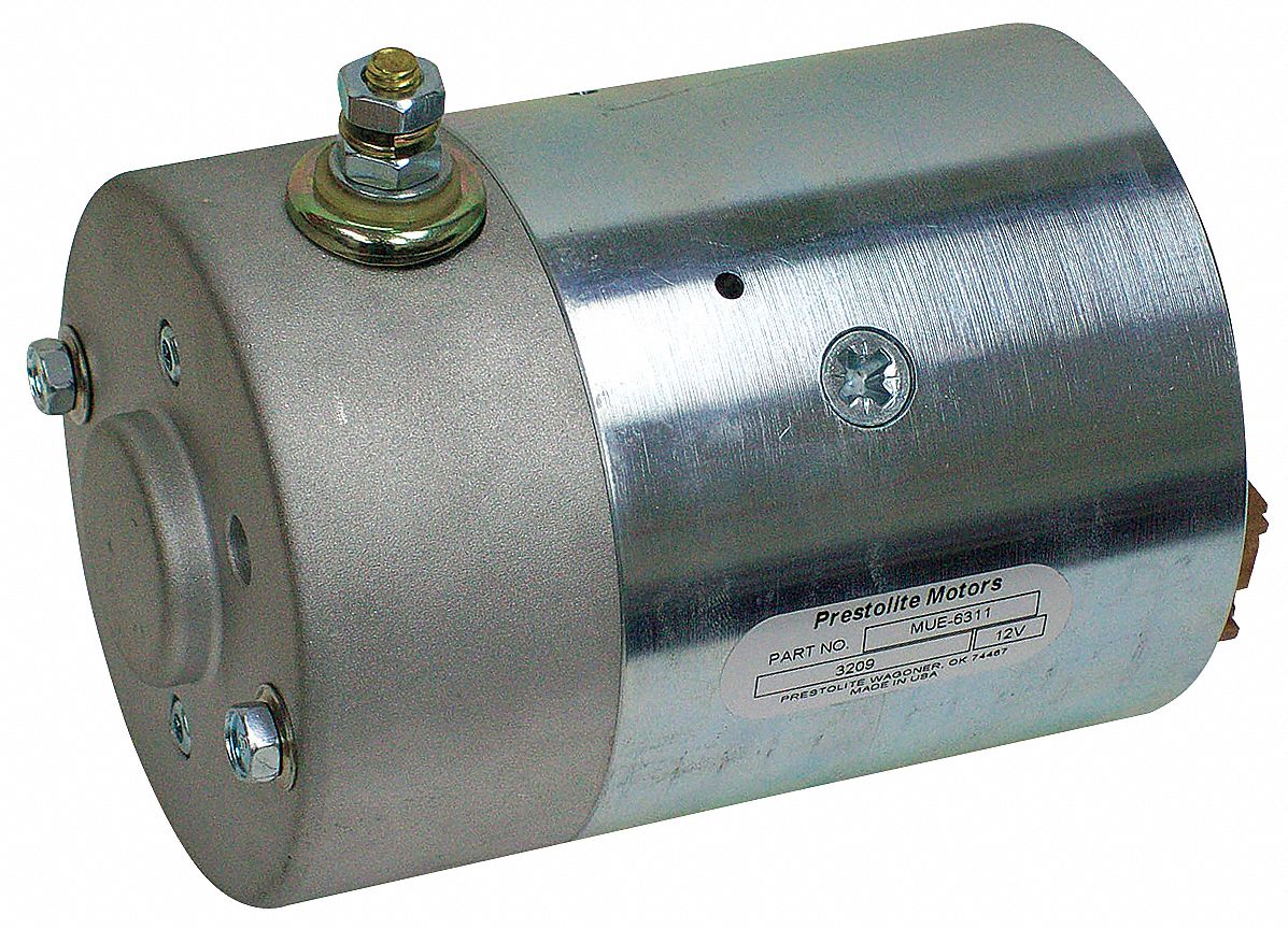 DC Wound Field Motor: 1 3/5 HP, 2,800 Nameplate RPM, CCWSE, 6 5/16 in Overall Lg