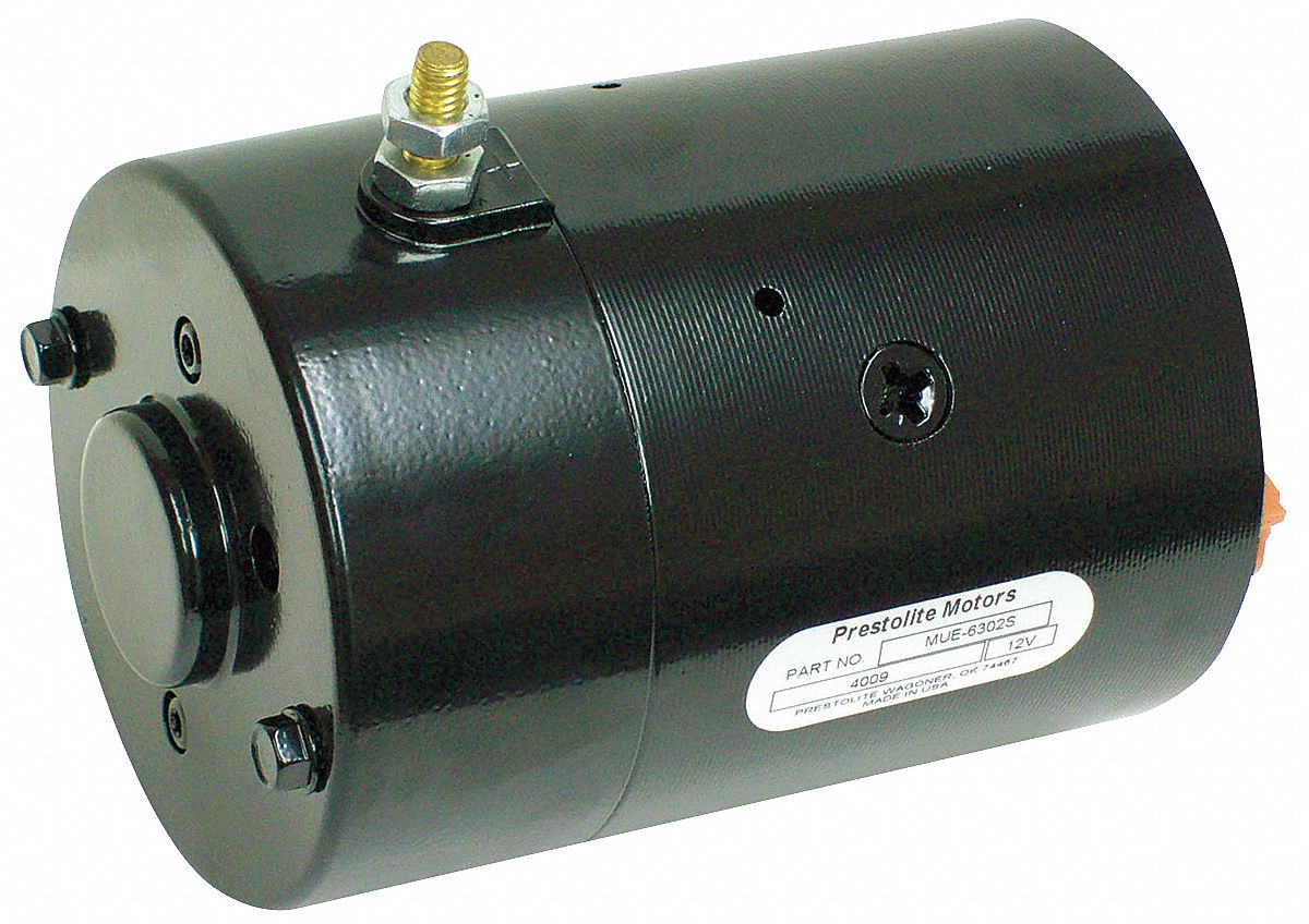 DC Wound Field Motor: 1 3/5 HP, 2,800 Nameplate RPM, CCWSE, 6 3/4 in Overall Lg