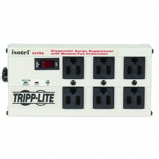 Tripp Lite Surge Protector Power Strip 8 Outlets 4 USB Ports 6ft