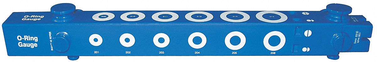 5JKC0 - O-Ring Sizing Gauge Plastic Blue