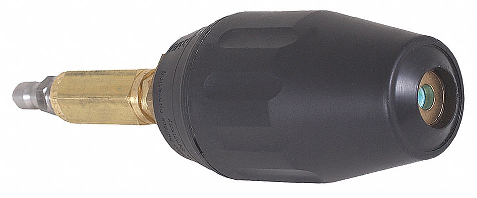 PRESSURE WASHER SPRAY NOZZLE, 3.5 NOZZLE SIZE, 6,000 PSI, 4 GPM, 5000 TO 6000 PSI