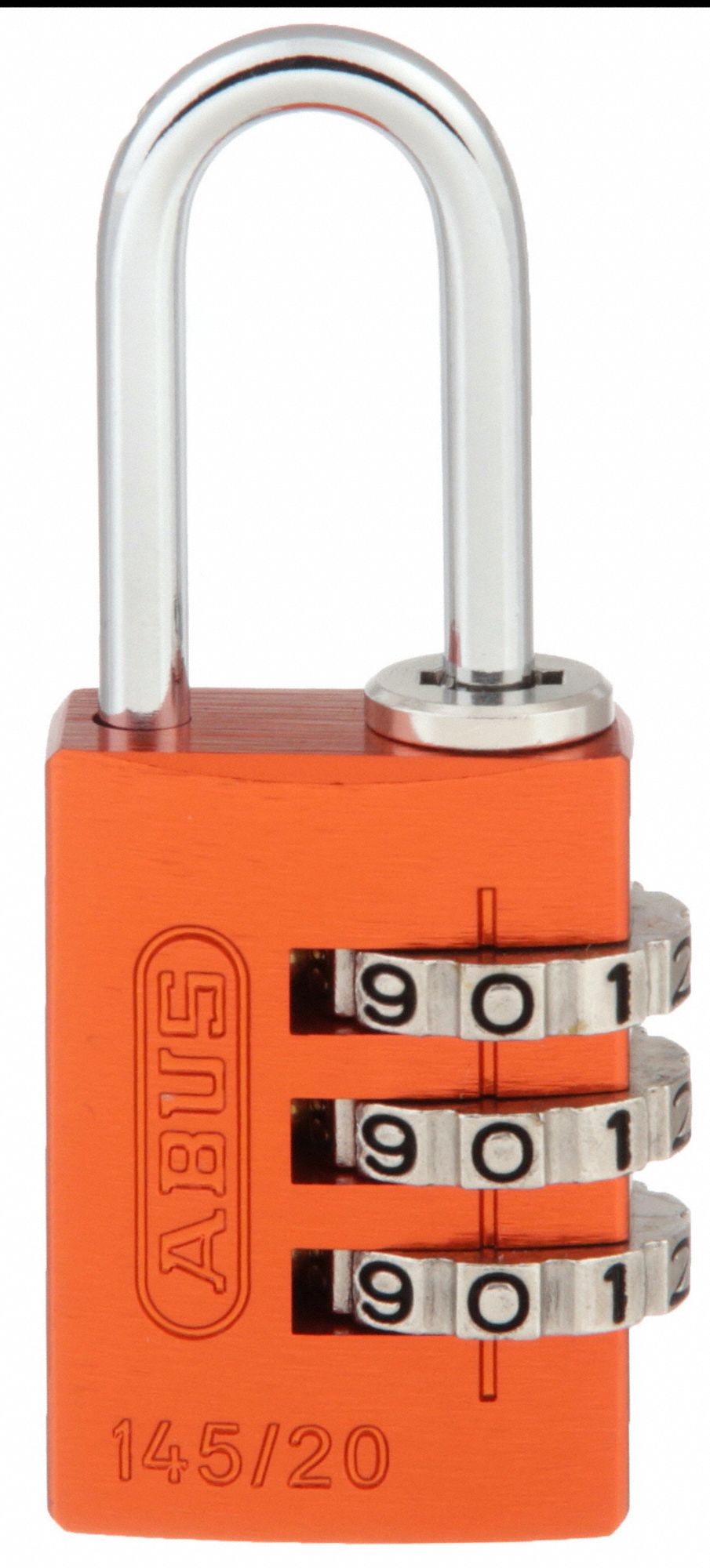 COMBINATION PADLOCK,SIDE,BLACK/SILVER