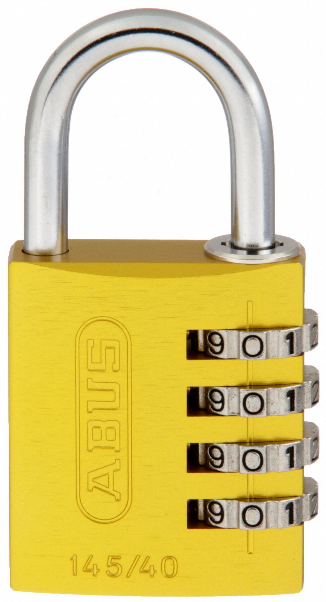 COMBINATION PADLOCK,SIDE,BLACK/SILVER