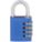 COMBINATION PADLOCK,SIDE,BLACK/SILVER