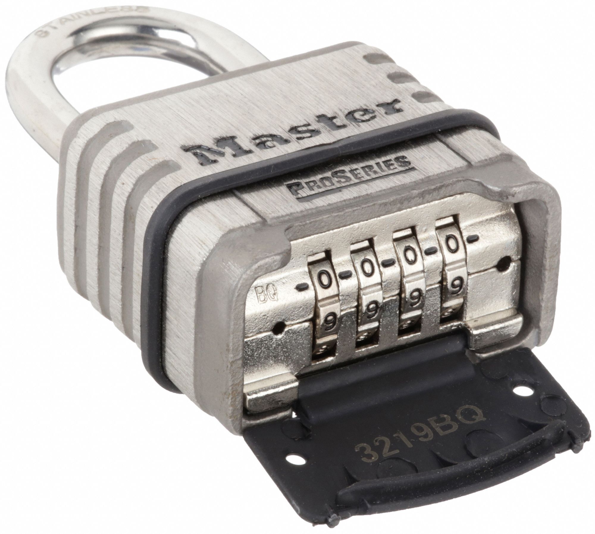 MASTER LOCK Combination Padlock, Resettable, Bottom Dial Location ...