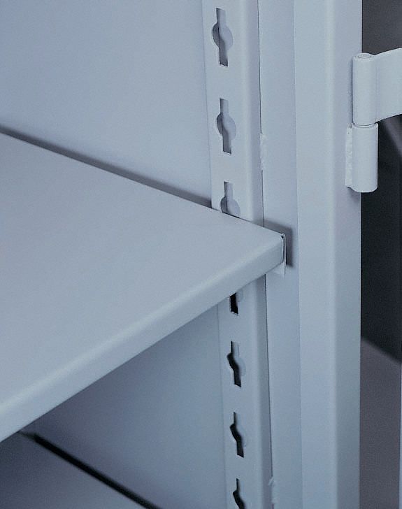 STORAGE CABINET SHELF, 46¼ IN X 21½ IN, 1 SHELF, 1,450 LB LOAD CAPACITY, GREY, DD1161