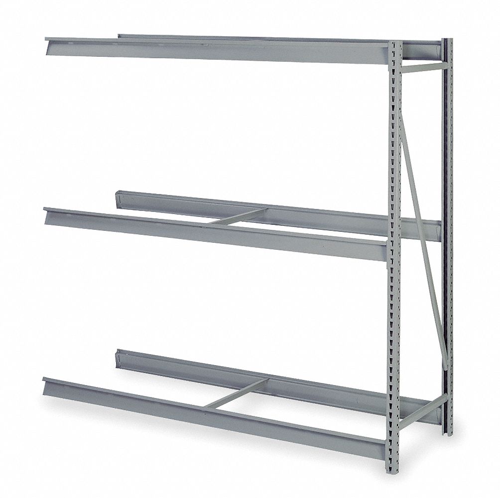 BULK RACK,ADD-ON,96"H,60"W,36"D,GRAY