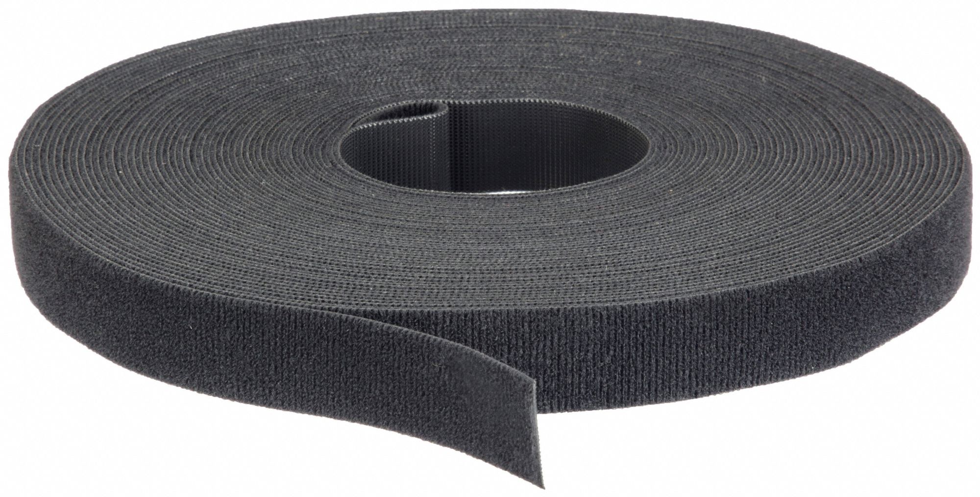 VELCRO BRAND Hook-and-Loop Cable Tie Roll: 75 ft Lg, 0.75 in Wd, 29 lb  Tensile Strength, Black