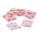 HOOK LOOP SET,1INX1IN,WHITE,PK50