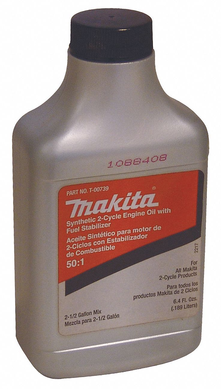 MAKITA Full Synthetic 2Cycle Engine Oil, 6.4 oz Bottle, SAE Grade Not